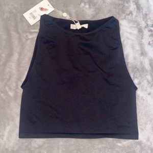 Chelsea & Violet black tank top, M/L
